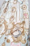 画像4: Angelic Pretty / Alice in WonderLandジャンパースカート  サックス S-25-09-02-051-AP-OP-AS-ZS (4)