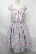 Angelic Pretty / Lovely Bathroom Specialジャンパースカート  グレー S-25-09-02-052-AP-OP-HR-ZS
