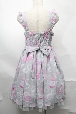 画像2: Angelic Pretty / Lovely Bathroom Specialジャンパースカート  グレー S-25-09-02-052-AP-OP-HR-ZS