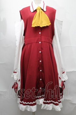 画像1: Favorite / 博麗霊夢の巫女ワンピース  赤 S-25-09-02-054-LO-OP-HR-ZS