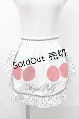 Angelic Pretty / Delicious Cherryエプロン  白 S-25-09-02-059-AP-SK-HR-ZS