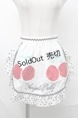 画像1: Angelic Pretty / Delicious Cherryエプロン  白 S-25-09-02-059-AP-SK-HR-ZS
