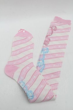 画像1: Angelic Pretty / MELODY TOYSオーバーニー  ピンク S-25-09-02-016-AP-ZA-HR-ZS