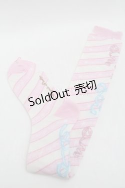 画像2: Angelic Pretty / MELODY TOYSオーバーニー  ピンク S-25-09-02-016-AP-ZA-HR-ZS