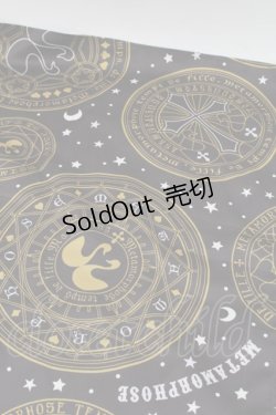 画像2: metamorphose / Magical moon lightスカーフ  黒 S-25-09-02-026-ME-ZA-AS-ZS