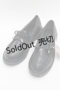 m petit by misako / AMフリルリボンローファー L 黒 S-25-09-02-027-LO-SH-AS-ZS