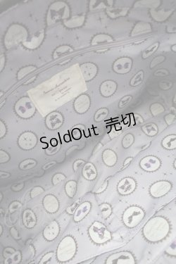 画像4: m petit by misako / AMスカラップトートバッグ  黒 S-25-09-02-037-LO-BG-AS-ZS