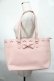 画像1: m petit by misako / AMスカラップトートバッグ  ピンク S-25-09-02-038-LO-BG-AS-ZS (1)