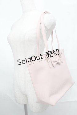 画像2: m petit by misako / AMスカラップトートバッグ  ピンク S-25-09-02-038-LO-BG-AS-ZS