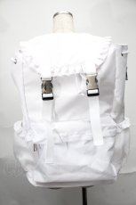画像1: 【SALE】merry jenny / フリルバックパック  白 S-25-09-02-040-LO-BG-HR-ZT386 (1)