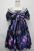 Angelic Pretty / Dreamy Planetariumワンピース  紺 S-25-09-03-055-AP-OP-HR-ZS