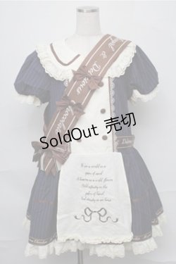 画像1: LOLITA / エシャルプ付ワンピース  紺ｘオフ S-25-09-03-056-LO-OP-AS-ZS