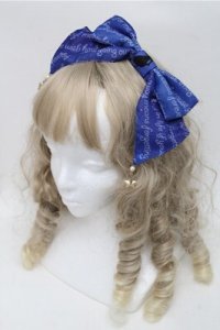 ALICE and the PIRATES / The Ticking Clock〜星屑の歯車とどこにもない国〜柄カチューシャ  ブルー S-25-09-03-006-PA-AC-HR-ZS