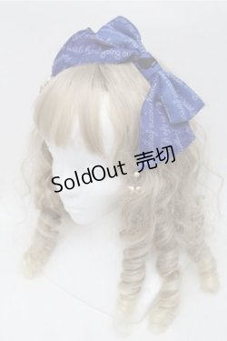 画像1: ALICE and the PIRATES / The Ticking Clock〜星屑の歯車とどこにもない国〜柄カチューシャ  ブルー S-25-09-03-006-PA-AC-HR-ZS