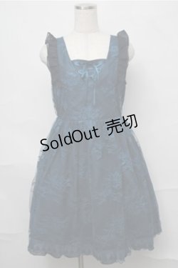 画像1: axes femme / レース重ね編み上げワンピース  グリーン S-25-09-03-059-AX-OP-AS-ZS