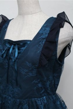 画像3: axes femme / レース重ね編み上げワンピース  グリーン S-25-09-03-059-AX-OP-AS-ZS