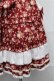 画像3: Angelic Pretty / Flower Basketスカート  ワイン S-25-09-03-061-AP-SK-AS-ZS (3)