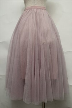 画像2: axes femme kawaii /チュールレイヤードスカート   S-25-09-03-065-AX-SK-AS-ZS