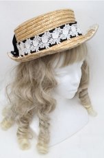 画像1: 【SALE】ALICE and the PIRATES / ローズレースカンカン帽   S-25-09-03-008-PA-AC-HR-ZTK025 (1)