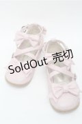 metamorphose / トリプルリボンクロスストラップシューズ L ピンク S-25-09-03-010-ME-SH-HR-ZS