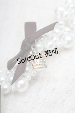 画像3: Innocent World / リボンクラウンパールネックレス  ブラウン S-25-09-03-011-IW-AC-HR-ZS
