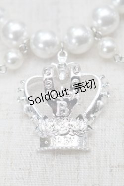 画像2: BABY,THE STARS SHINE BRIGHT / 王冠パールチョーカー  白 S-25-09-03-012-BA-AC-HR-ZS