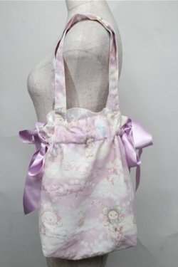 画像2: BABY,THE STARS SHINE BRIGHT / くみゃちゃんのキラキラコスメ柄ミニBAG  ラベンダー S-25-09-03-014-BA-BG-HR-ZS