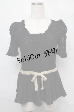 画像1: axes femme / トップス  黒 S-25-09-03-022-AX-TO-AS-ZS