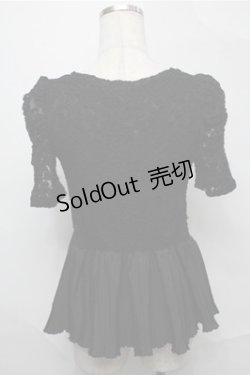 画像2: axes femme / トップス  黒 S-25-09-03-022-AX-TO-AS-ZS