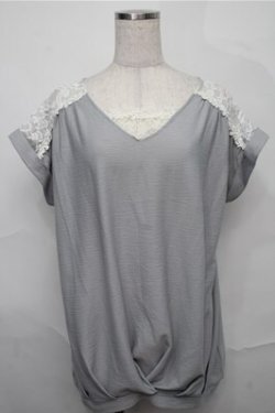画像1: axes femme / トップス  サックス S-25-09-03-028-AX-TO-AS-ZS