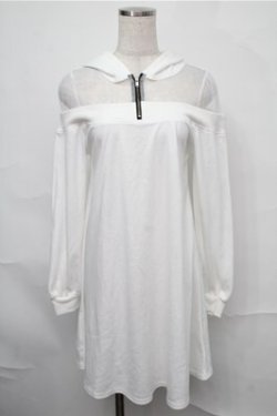 画像1: Ank Rouge / オフショル切り替えカットワンピース  白 S-25-09-03-032-CA-OP-AS-ZS