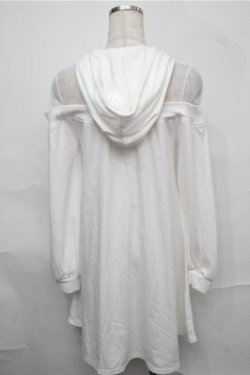 画像2: Ank Rouge / オフショル切り替えカットワンピース  白 S-25-09-03-032-CA-OP-AS-ZS
