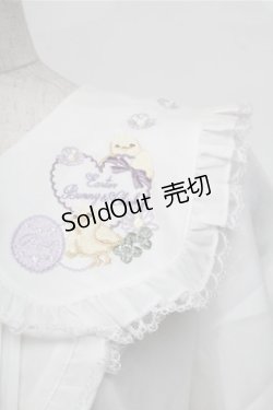 画像3: Amavel / Bunny＆Chick Festival ブラウス  白ｘ紫 S-25-09-03-033-CA-BL-HR-ZS