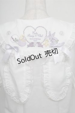 画像5: Amavel / Bunny＆Chick Festival ブラウス  白ｘ紫 S-25-09-03-033-CA-BL-HR-ZS