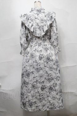 画像2: melume / makiコラボ花柄ワンピース 4L 白 S-25-09-04-043-LO-TO-AS-ZS