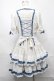 画像2: LOLITA / ストライプワンピース  オフｘサックス S-25-09-04-046-LO-OP-AS-ZS (2)
