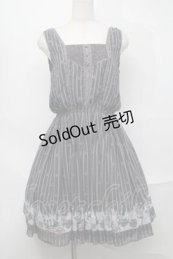 画像1: axes femme / メルヘン柄ノースリチュニ  グレー S-25-09-04-052-AX-OP-HR-ZS