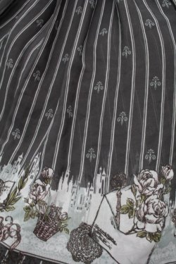 画像3: axes femme / メルヘン柄ノースリチュニ  グレー S-25-09-04-052-AX-OP-HR-ZS