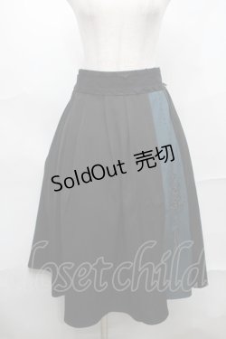 画像1: axes femme / チャイナ風刺繍スカート  グリーン S-25-09-04-055-AX-SK-AS-ZS