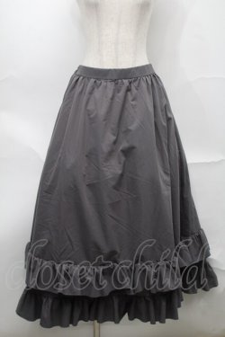 画像1: FLC / MINA*ティアードスカート LL グレー S-25-09-04-057-LO-SK-AS-ZS