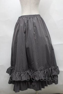 画像2: FLC / MINA*ティアードスカート LL グレー S-25-09-04-057-LO-SK-AS-ZS