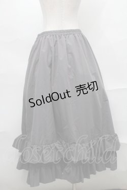 画像2: FLC / MINA*ティアードスカート LL グレー S-25-09-04-057-LO-SK-AS-ZS