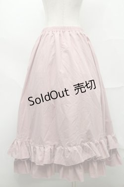 画像2: FLC / MINA*ティアードスカート LL ピンク S-25-09-04-058-LO-SK-AS-ZS