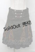 OZZ ANGELO / 刺繍ナポレオンスカート  カーキ S-25-09-04-060-OO-SK-HR-ZS