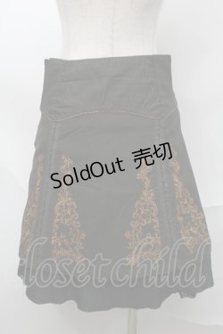画像2: OZZ ANGELO / 刺繍ナポレオンスカート  カーキ S-25-09-04-060-OO-SK-HR-ZS