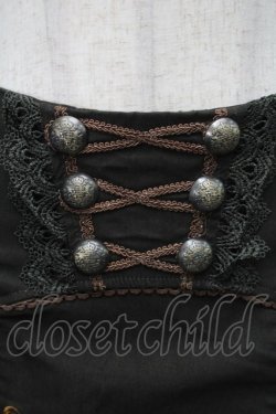 画像3: OZZ ANGELO / 刺繍ナポレオンスカート  カーキ S-25-09-04-060-OO-SK-HR-ZS