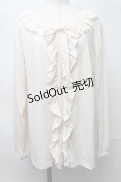 画像1: m petit by misako / テンAOリブムジフリルJK LL オフ S-25-09-04-013-LO-BL-AS-ZS