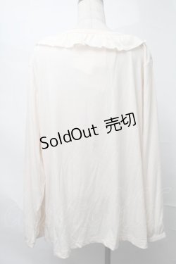 画像2: m petit by misako / テンAOリブムジフリルJK LL オフ S-25-09-04-013-LO-BL-AS-ZS