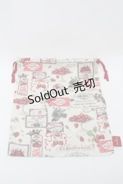 画像1: PINK HOUSE / サロンドフレーズ巾着  オフ S-25-09-04-003-LO-BG-AS-ZS