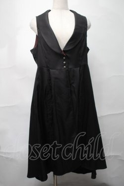 画像1: axes femme / ジレ風ロングベスト  黒 S-25-09-04-028-AX-TO-AS-ZS